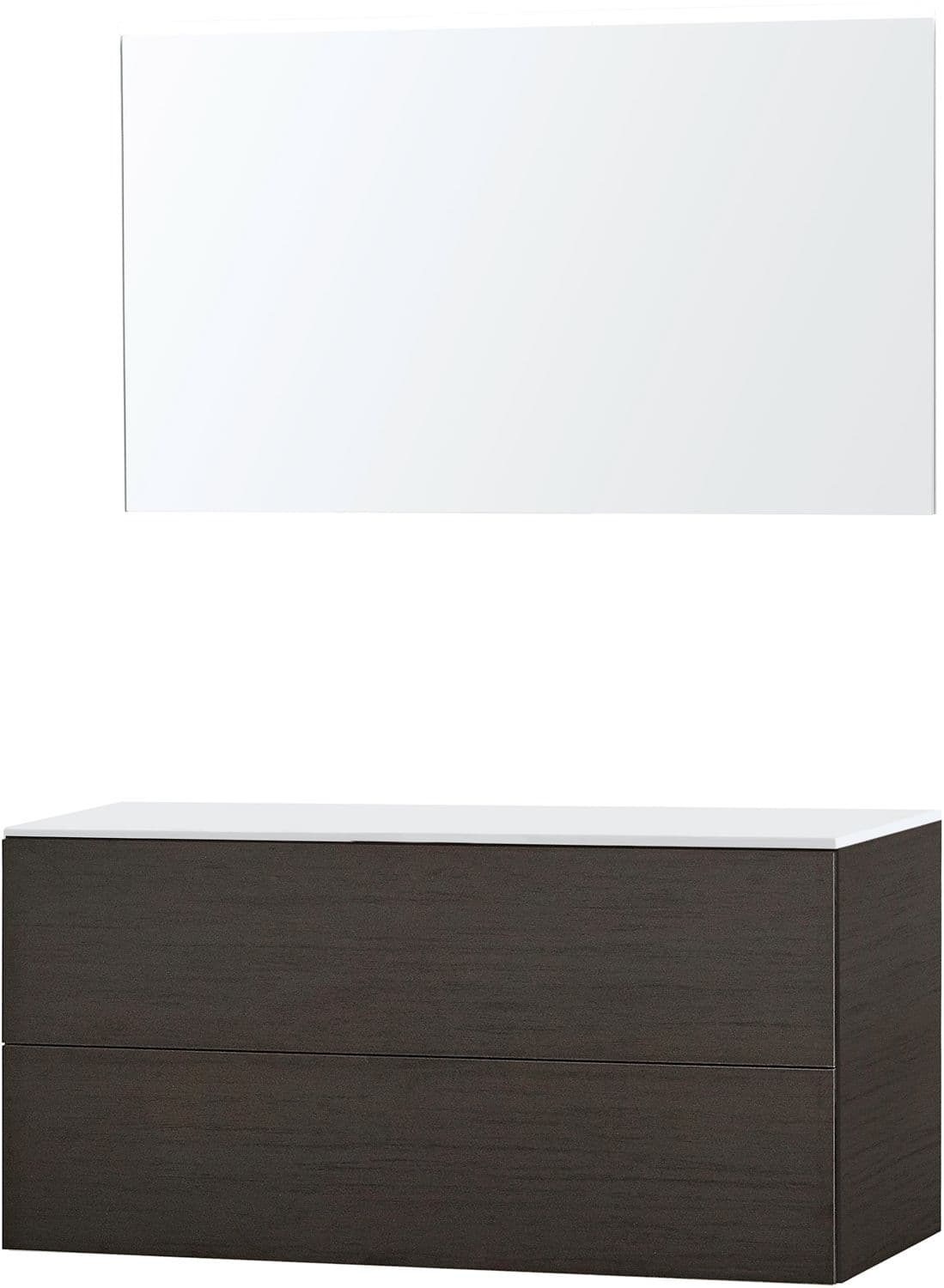 MEUBLE PURO DUO WENGE 120 SOLID A POSER MIROIR