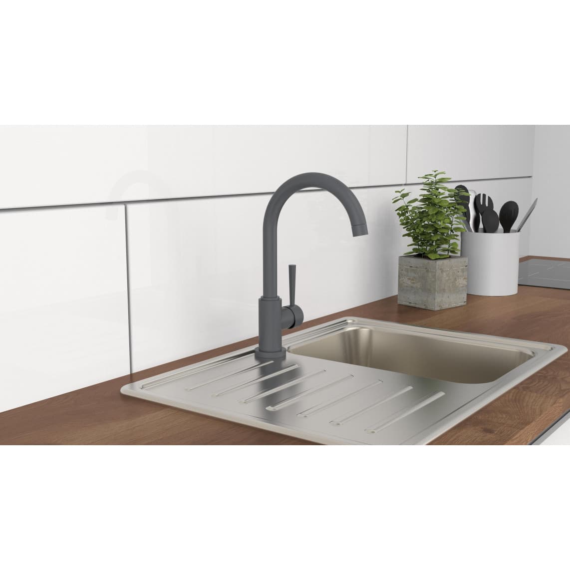 79164 CORNWALL Sink mixer, anthracite matt