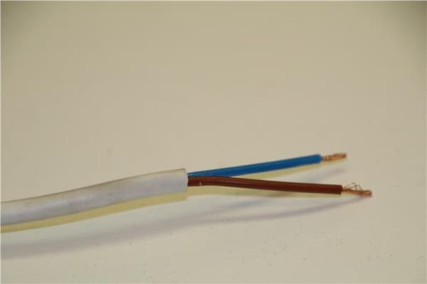 Vtmb 2 x 1.5 Blanc (H05VV-F) en rouleau de 100m