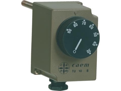 Thermostat simple à canne 30 - 90°C 1CO 15A R1 / 2 L100mm