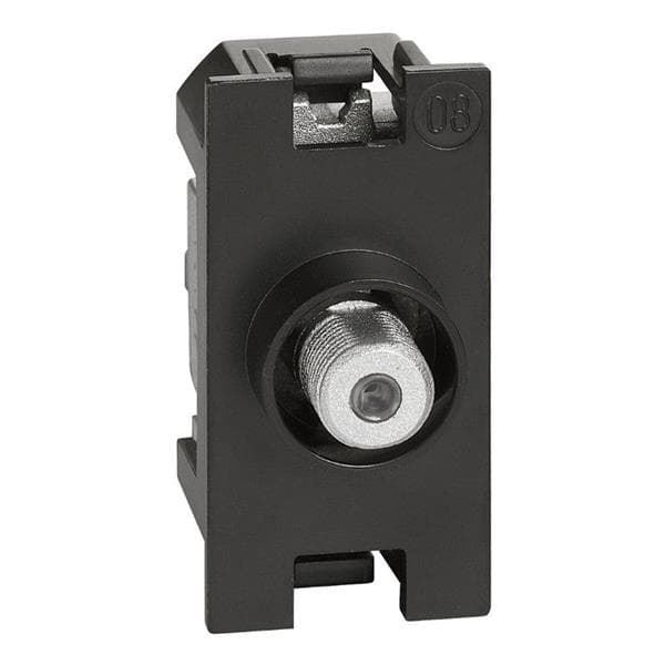 LNow prise TV coax type F composable 1 module