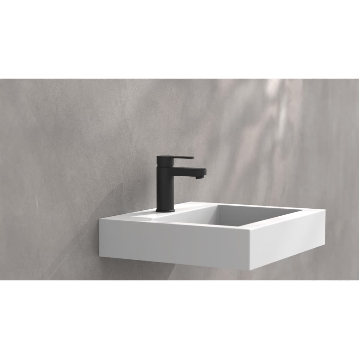 34216 ELEPHANT Mitigeur lavabo, noir mat