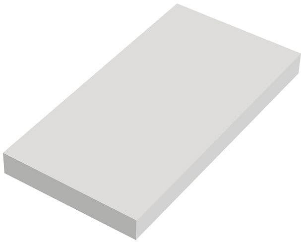 TABLETTE MURALE COFFEE 150X300X19MM JUSQU'A GRIS VELOURS MAT