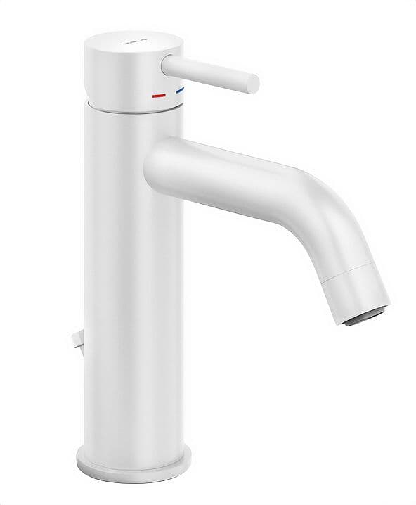 MITIGEUR LAVABO LIVE NOBILI VIDAGE AUTOMATIQUE BLANC MAT
