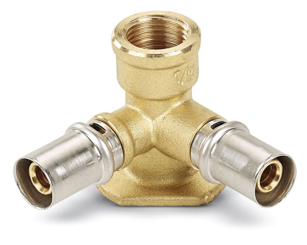 SYSTEMPEX culasse double PEX-alu sertir H 53mm 20-1/2"F 20