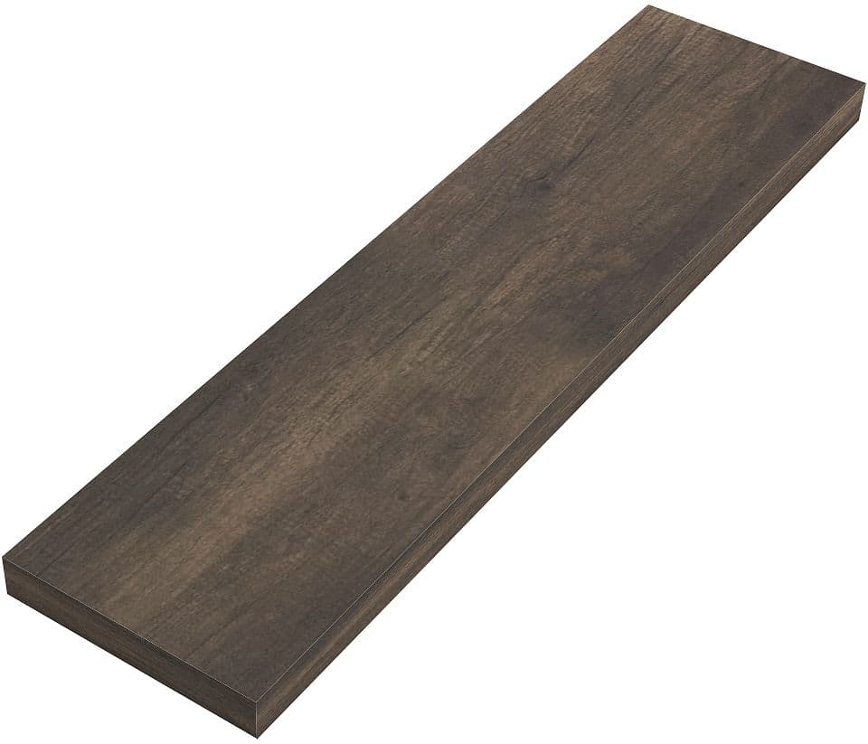 TABLETTE MURALE COFFEE 150X600X25MM JUSQU'A 7KG CHATAIGNE