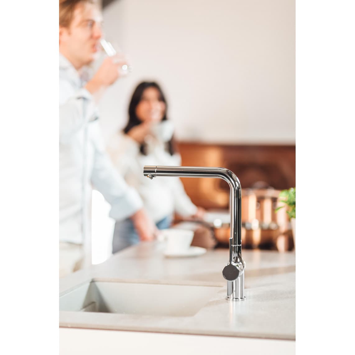 99800 AQUASTAR PRO Drinking water sink mixer, chrome, with filter system
