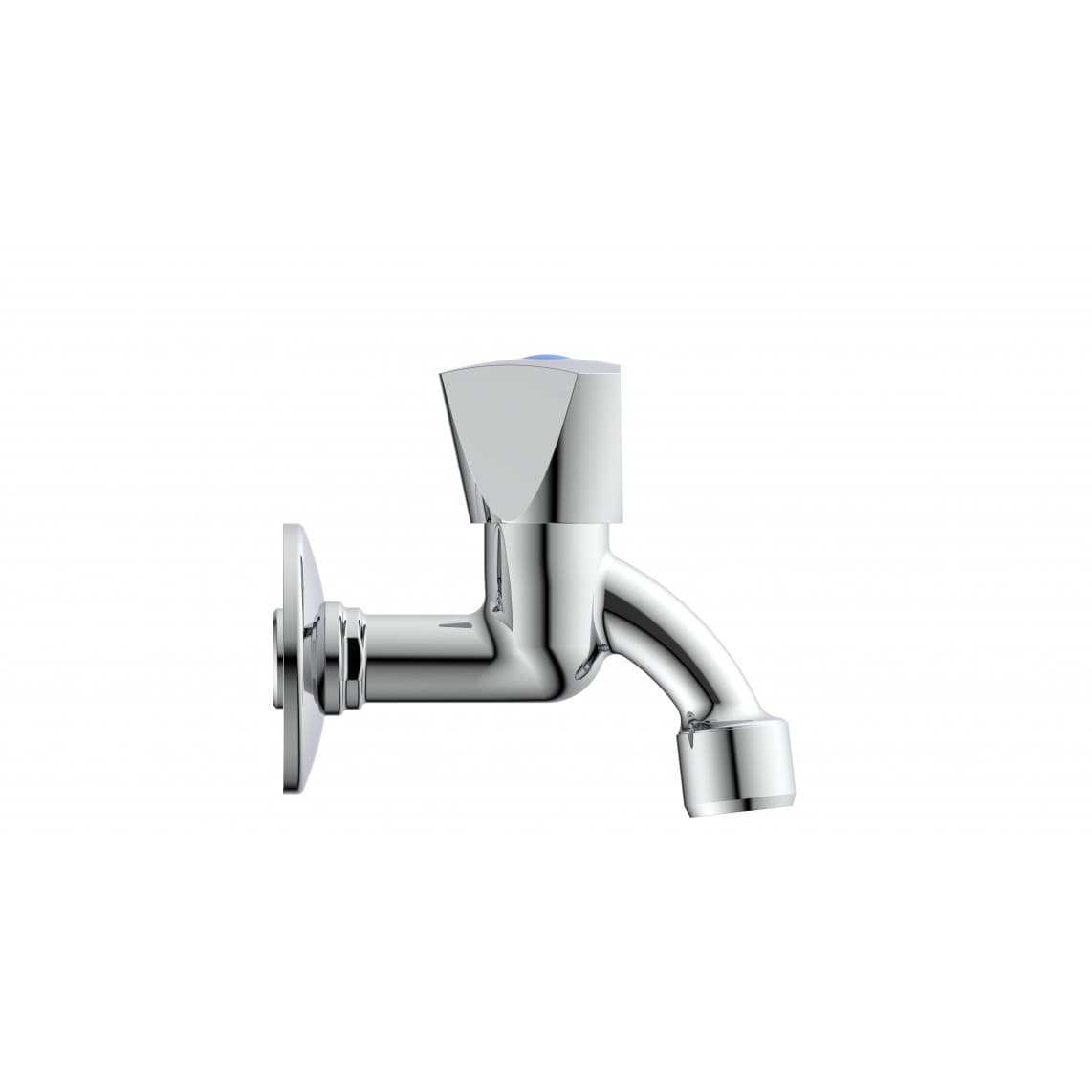 37985 CARNEO Cold water tap, chrome, for wall fixing