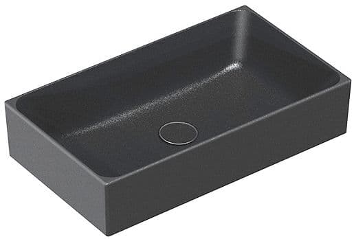 VASQUE A POSER PREMIUM 60 CATALANO CATAGLAZE+ SANS PLAGE ROBINET/TROP-PLEIN NOIR MAT