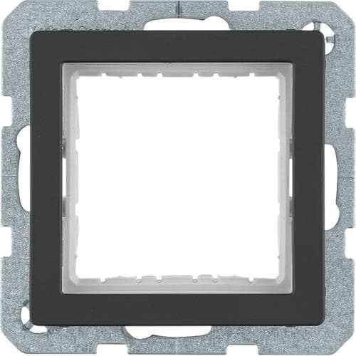 Adaptateur 45 x 45mm pour Berker Q.1 / Q.3 Anthracite