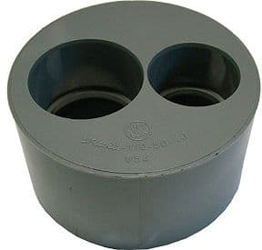 REDUCTION PVC GRISE MF DOUBLE 110-40-40MM