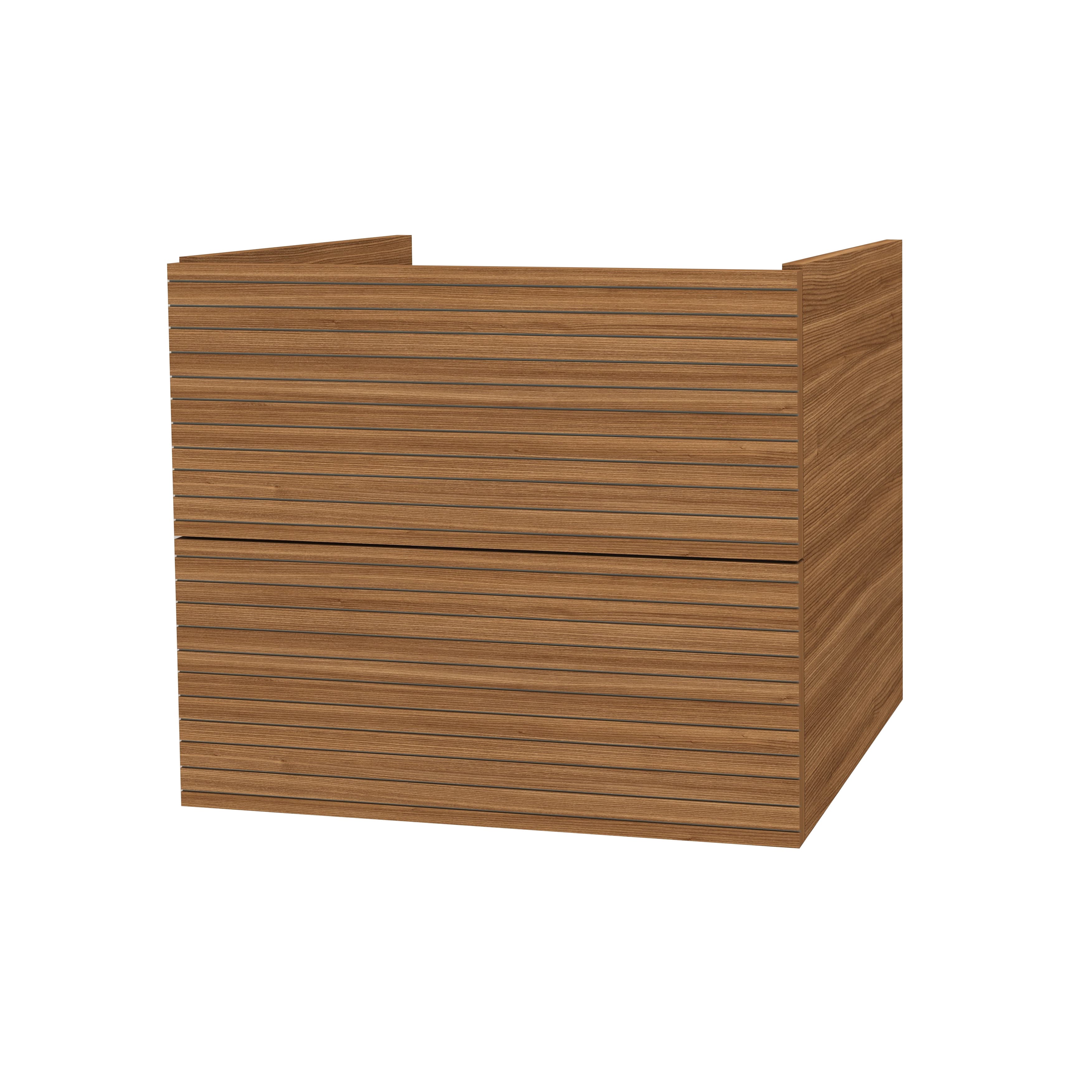 Elite meuble sous-plan avec relief horizontal (60CM) - Marron