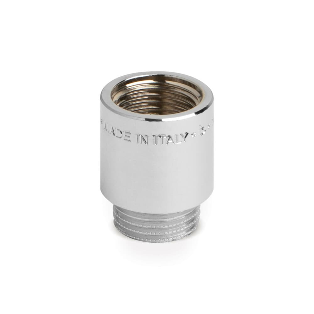 rallongement laiton/chrome 1/2"MF 25 mm