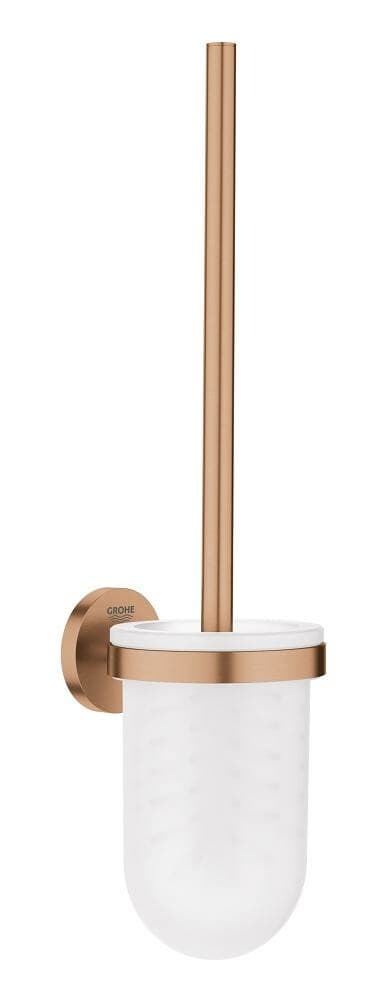 Grohe Essentials porte-balai WC verre/métal mural invisible StarLight sunset