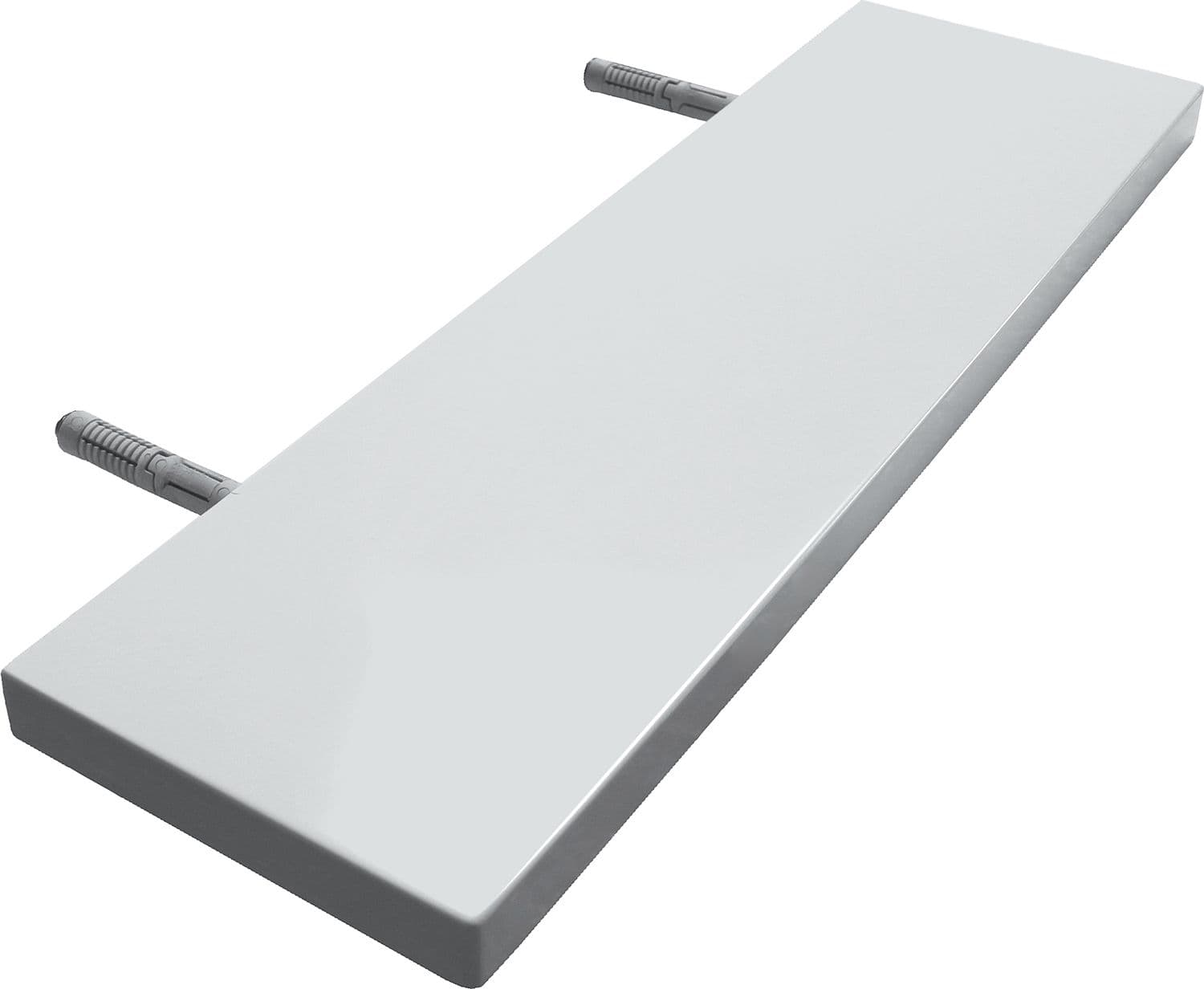 TABLETTE MURALE NEWFORCE 15X50CM SOLID BLANC MAT