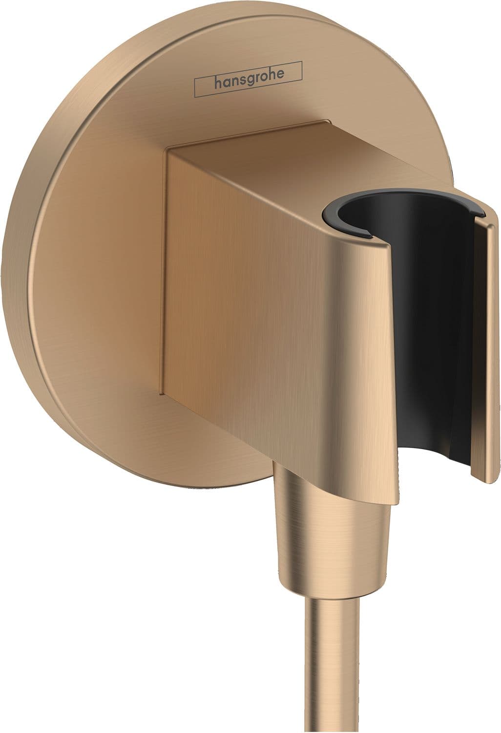 COUDE DE RACCORD+SUPPORT FIXFIT PORTER HANSGROHE BRUSHED BRONZE