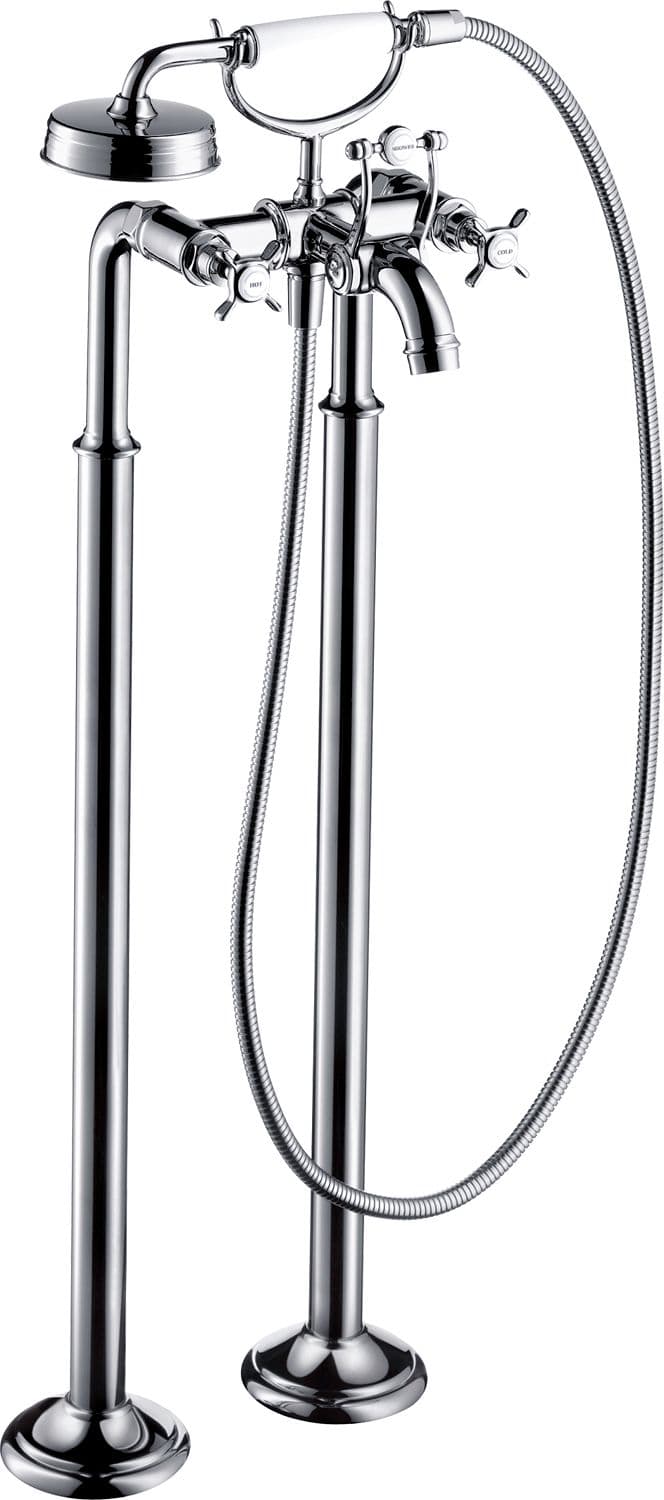MELANGEUR DE BAIN MONTREUX HANSGROHE MONTAGE SOL NICKEL BROSSE