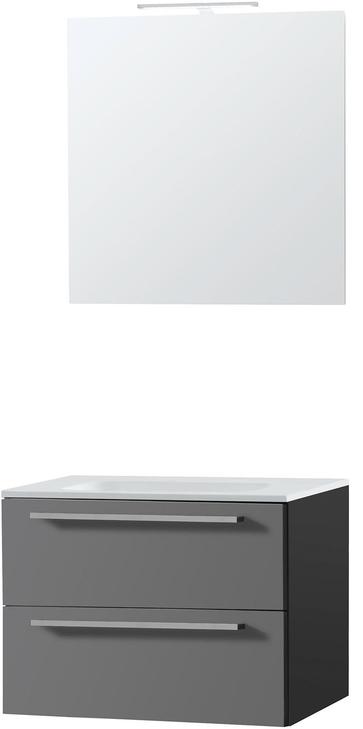 MEUBLE COMBO UNI ARDOISE 70 SOLID MIROIR