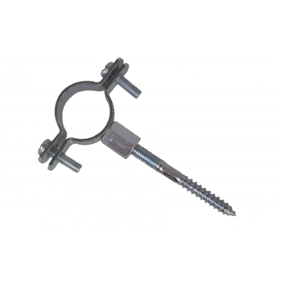 973125117 collier pour tuyau, 26 - 28 mm, avec vis à double filetage M8 x 80 mm (2x)