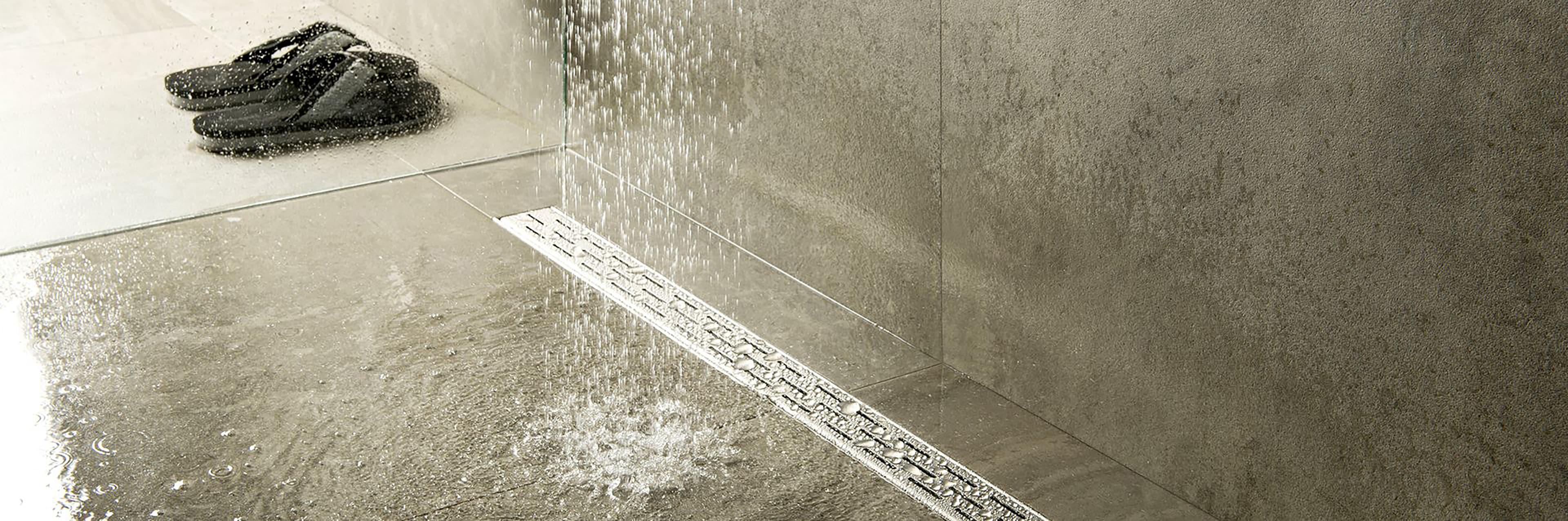 ALONI CANIVEAU DE DOUCHE – AVEC GRILLE – COMPLET – 60CM – INOX BROSSÉ