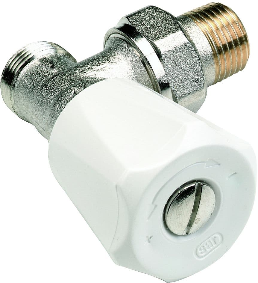 VANNE RADIATEUR COMAP DOUBLE REGLABLE EQUERRE 1/2"-M22