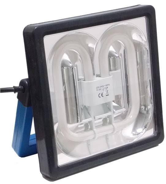 Lampe de chantier avec lampe économique 55W