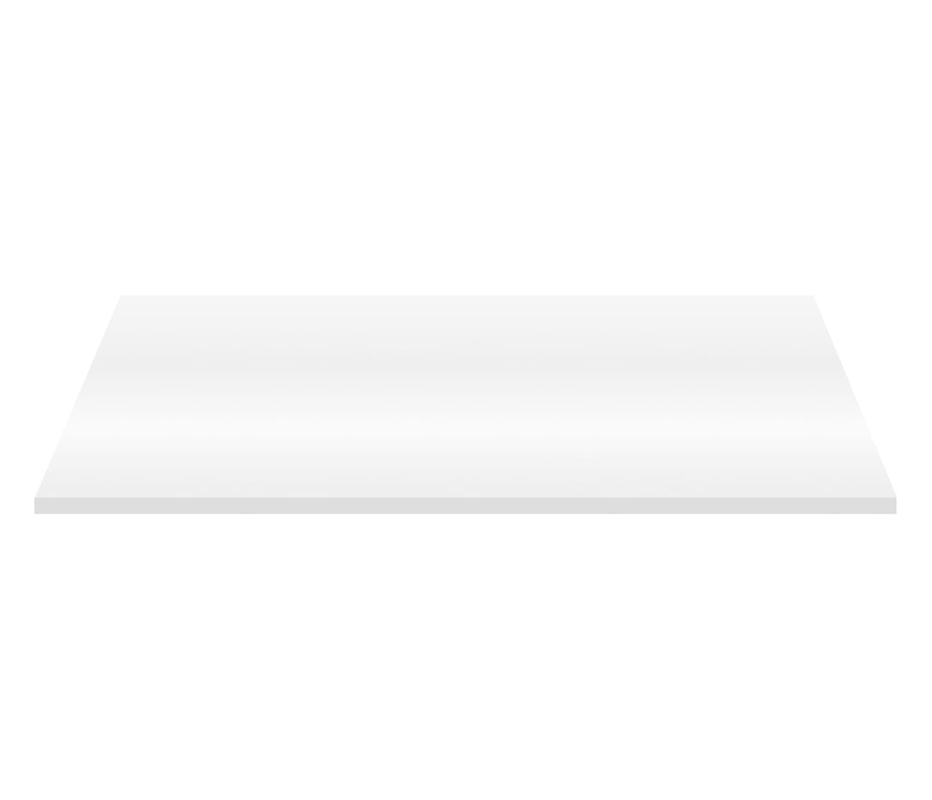 ALONI TABLETTE EN MDF (152.4X45.5X2.6 CM) - BLANC BRILLANT