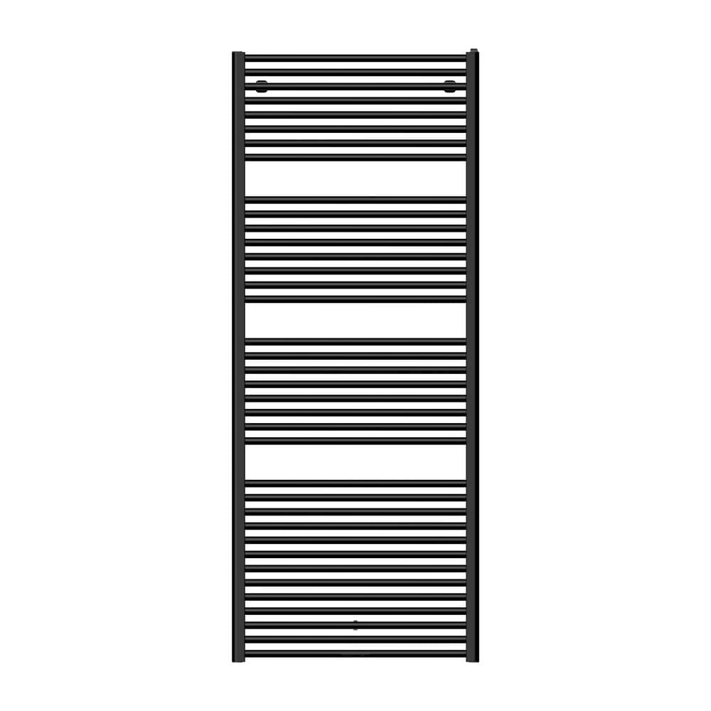 Toronto 180/075 radiateur sèche-serviettes - H 1850 x L 750 - 1262W - noir mat