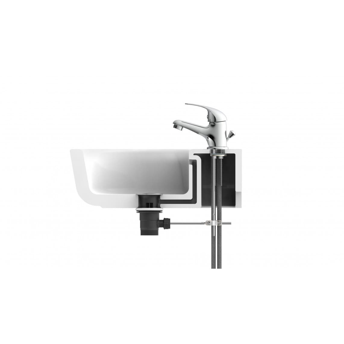 41100 ATHOS PLUS Mitigeur lavabo, chromé