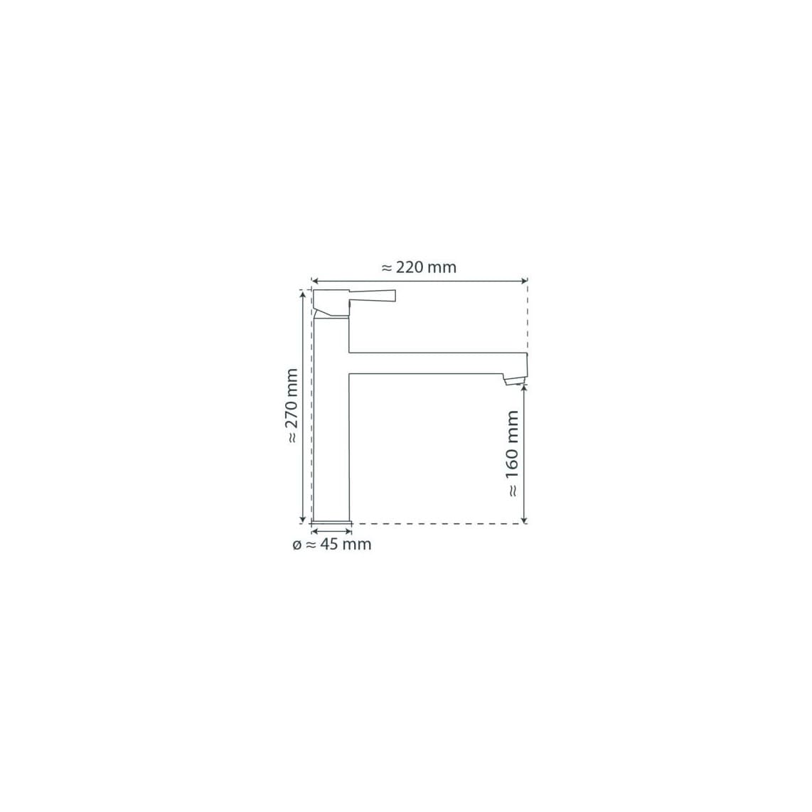 74125 BRISTOL Mitigeur évier acier inoxydable