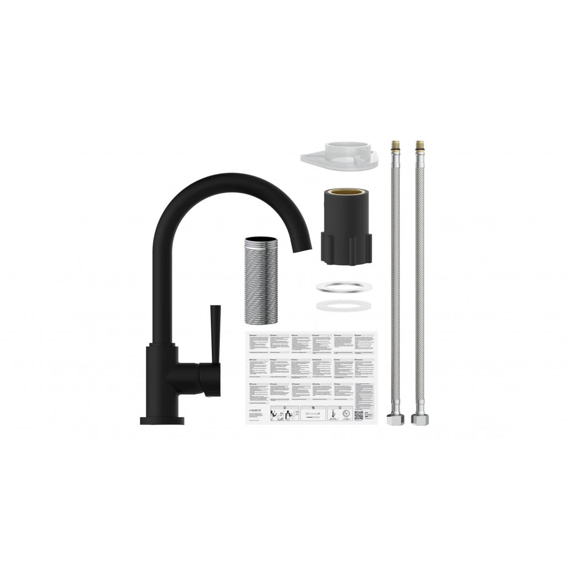 79166 CORNWALL Sink mixer, black matt
