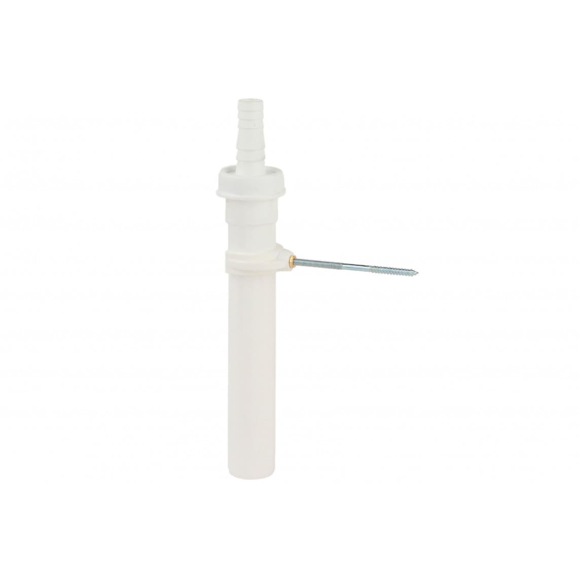 98838148 KS tube plongeur, blanc, 1 1/2" F x 250 mm, pour DN 40 mm siphon, avec 3/4" Raccordement de l'appareil, avec support