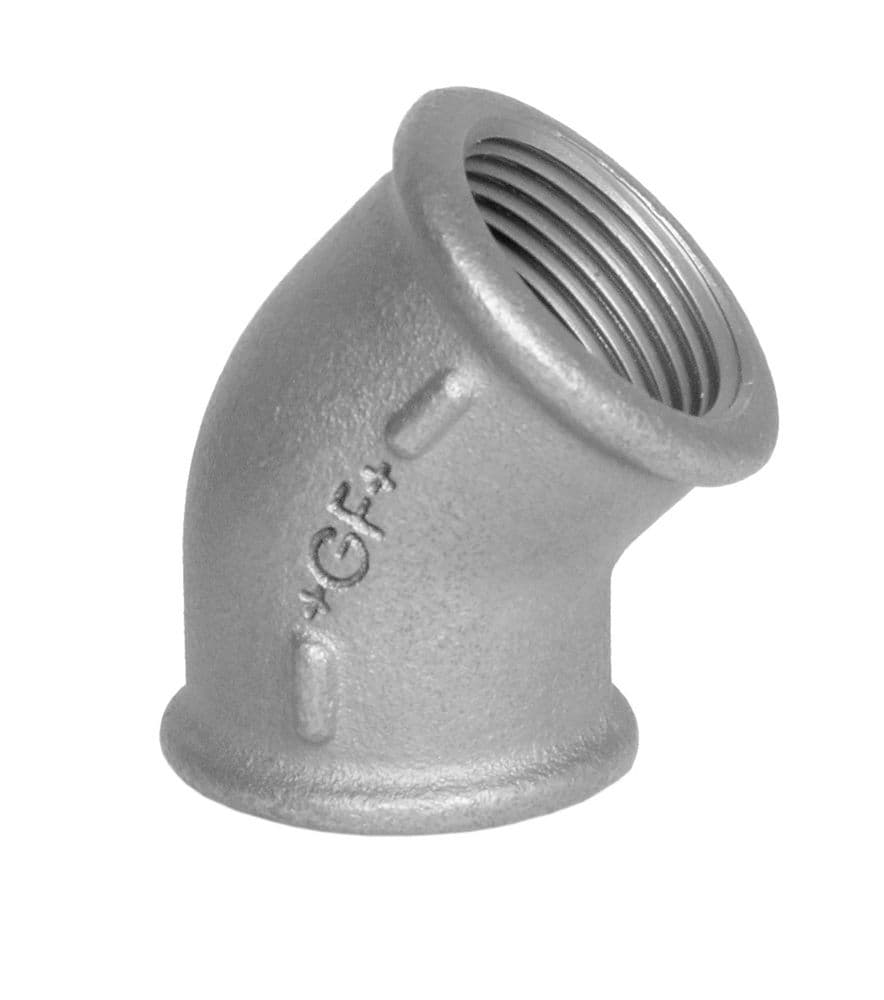 Gegoldg Fischer black nr.120 elbow 45° FF 3/4" vue 1