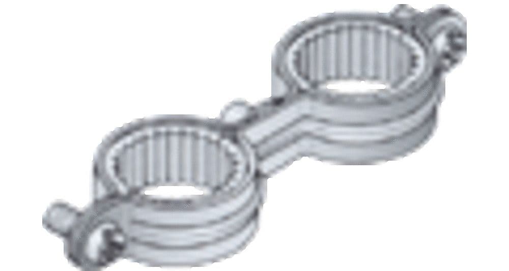 Kolos support à vis simple M7 double insert D18 vue 1