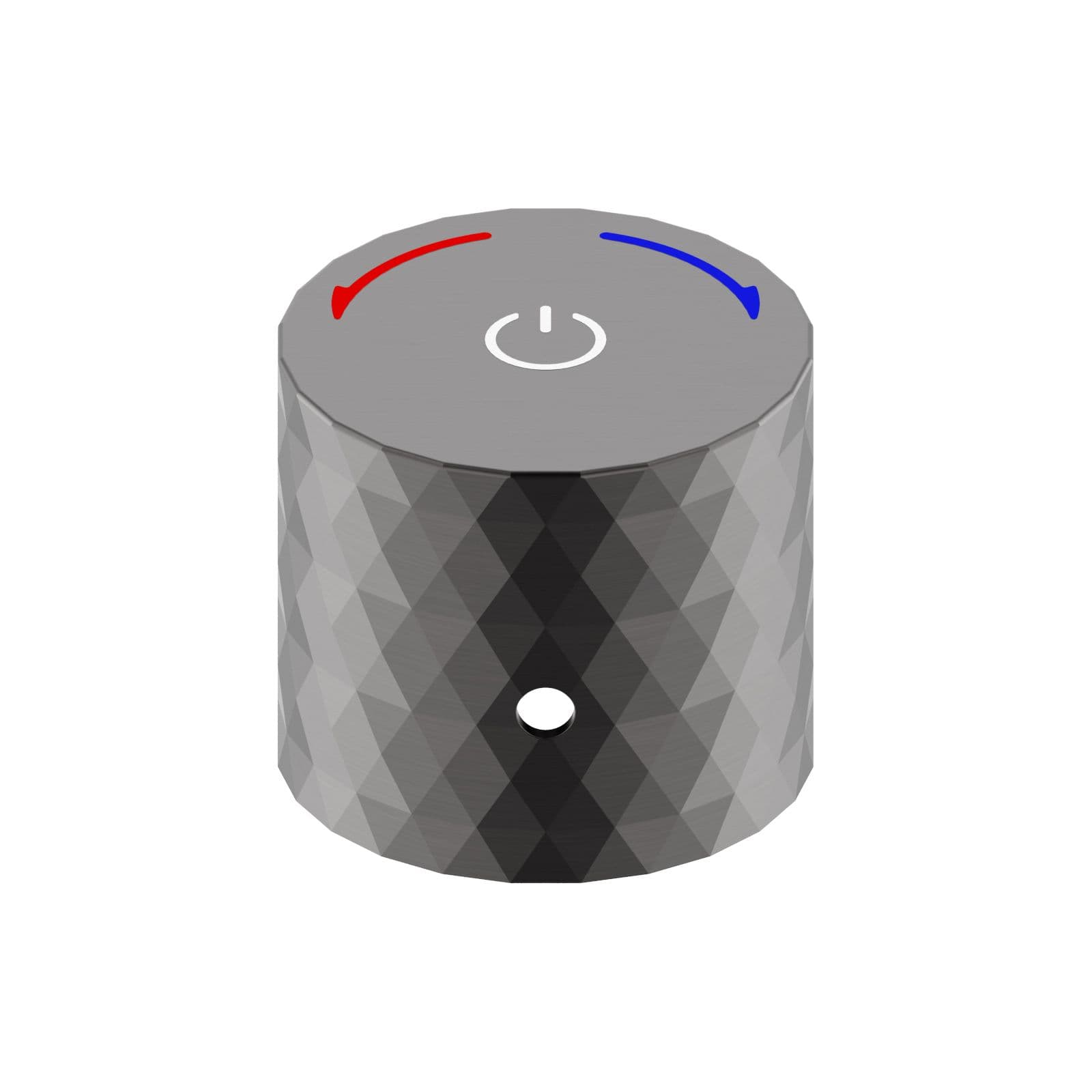 ALONI FLOW BOUTON-POUSSOIR MITIGEUR APPARENT - GUNMETAL vue 1
