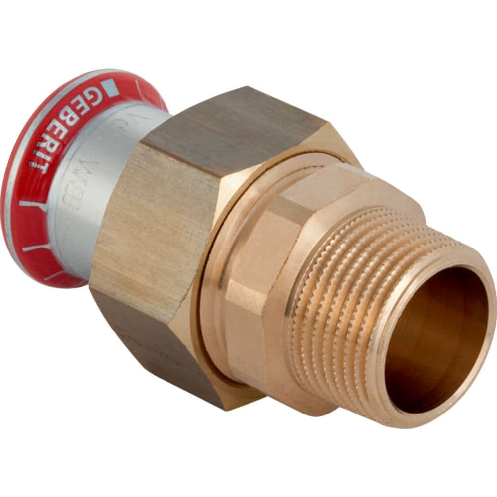 Geberit Mapress acier carbone fitting union 42-6/4"M vue 1