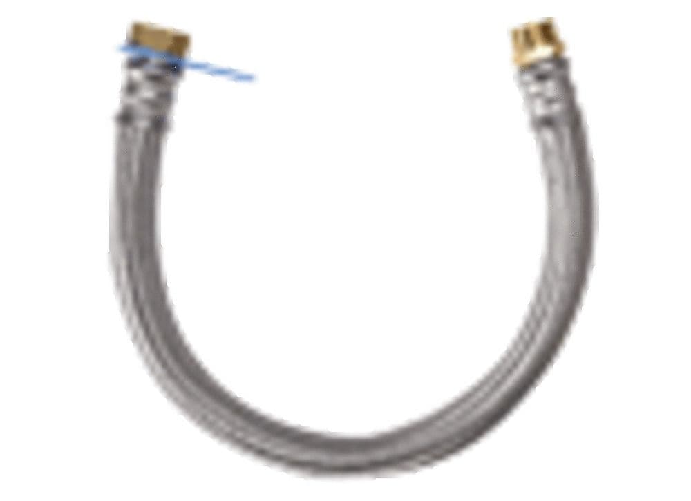 Tucai flexibel voor watertellers 3/4" Fx3/4" M inox vue 1
