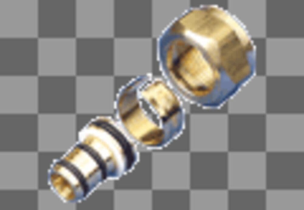 SYSTEMPEX raccord à serrer tube PEX-Alu D3/4"F 16x2,0mm vue 1