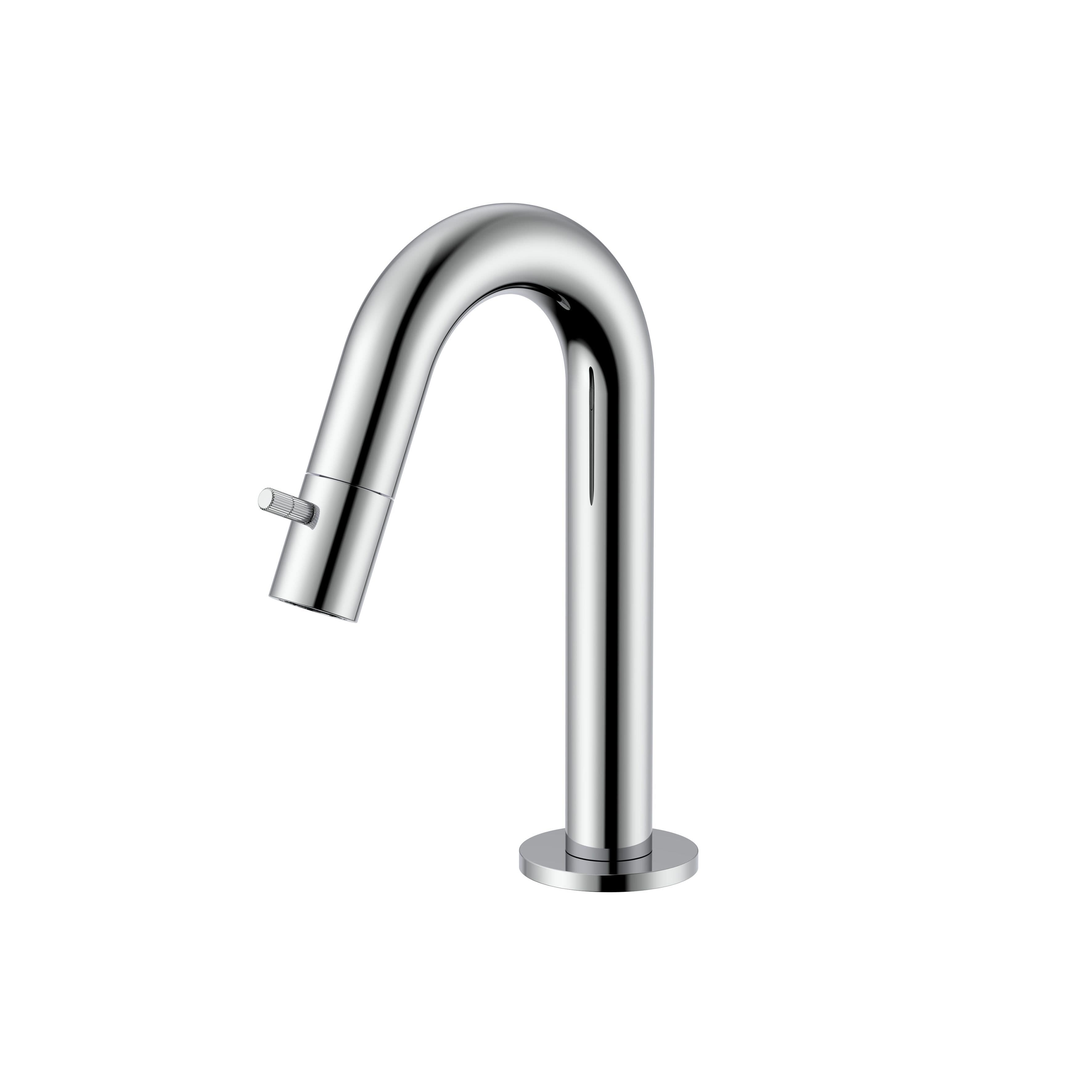 STRIA ROBINET EAU FROIDE – BEC COURBÉ – SANS BONDE – CHROME vue 1