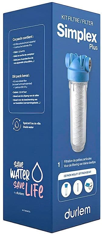 SIMPLEX FIJNFILTER VOOR STADSWATER DURLEM KIT vue 1