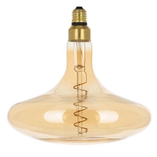 Led Pinot E27 4W 2200K Goud 180lm dimbaar 230V - 240V CRI90 - 100 360° 245 x 237mm Led filament lamp vue 1