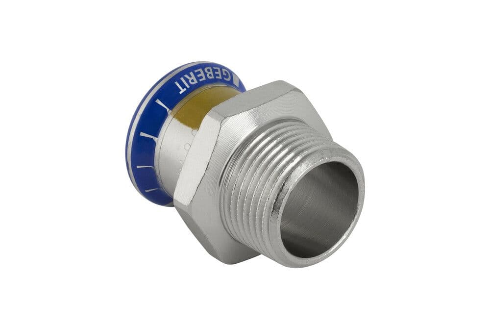 Geberit Mapress acier inoxydable gaz mamelon D 35-5/4 M-34072 vue 1
