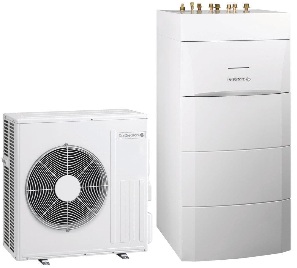 De Dietrich Alezio S V200 R32 MR/EM lucht/water warmtepomp split + boiler 6 kW vue 1
