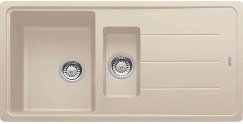 INBOUW SPOELTAFEL BASIS FRANKE 1,5 BAK+VERLEK 97X50 CHAMPAGNE vue 1