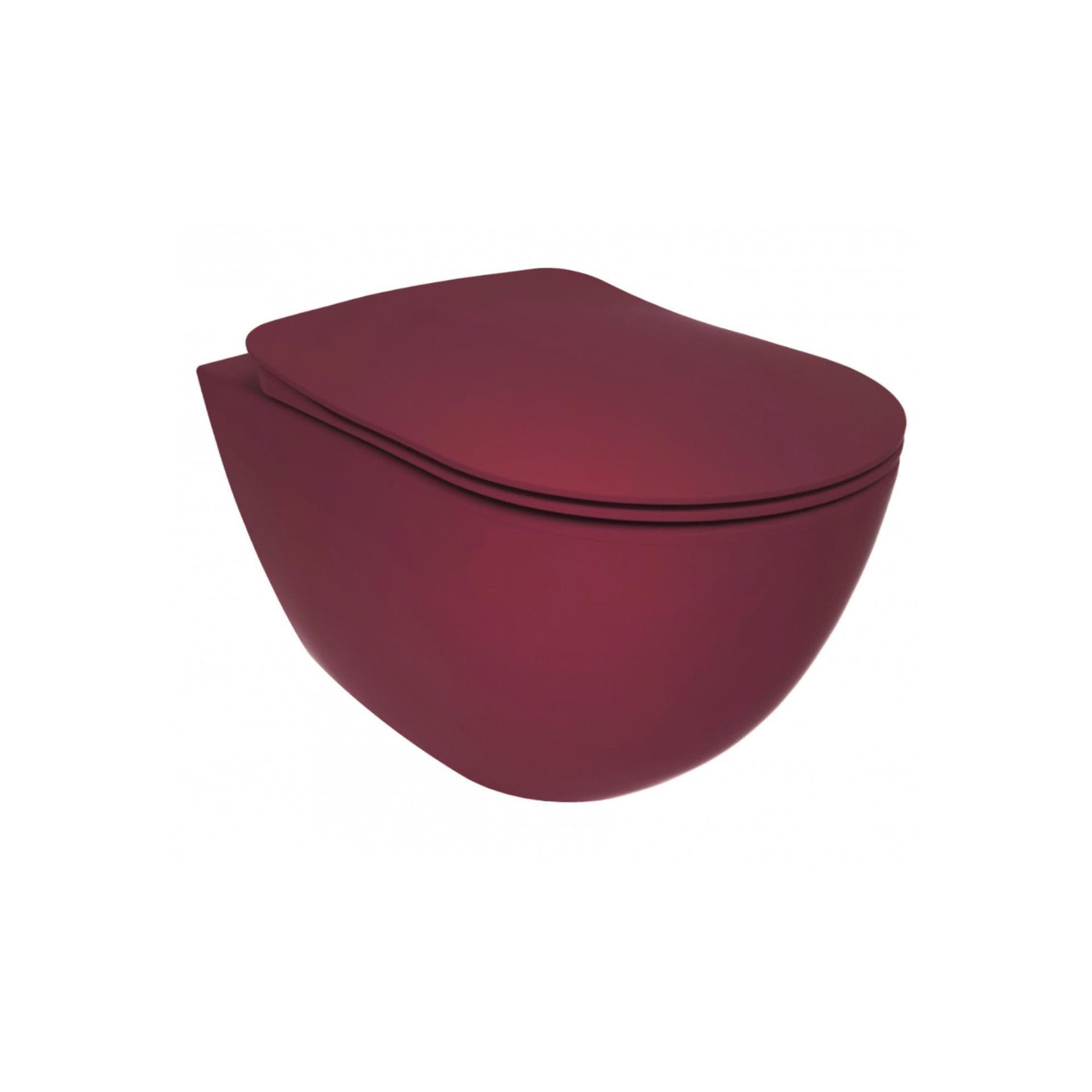 CREAVIT FREE WC SUSPENDU – SANS BRIDE – SANS ABATTANT – BERRY MAT vue 1
