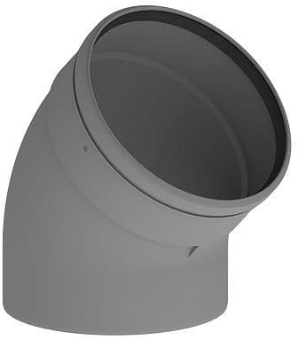 EXTRA BOCHT 45° PP DN 200 R=½D V.RGA-COLLECTOR vue 1