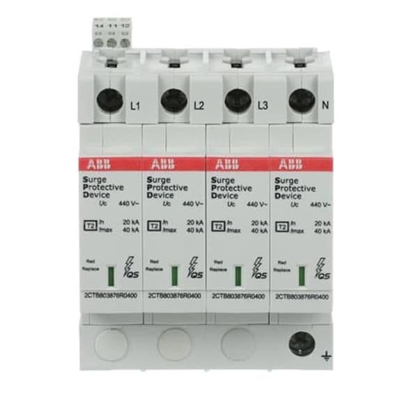 Overvoltage protection OVR pro M compact OVR T2 4L 40 - 440 P TS QS vue 1