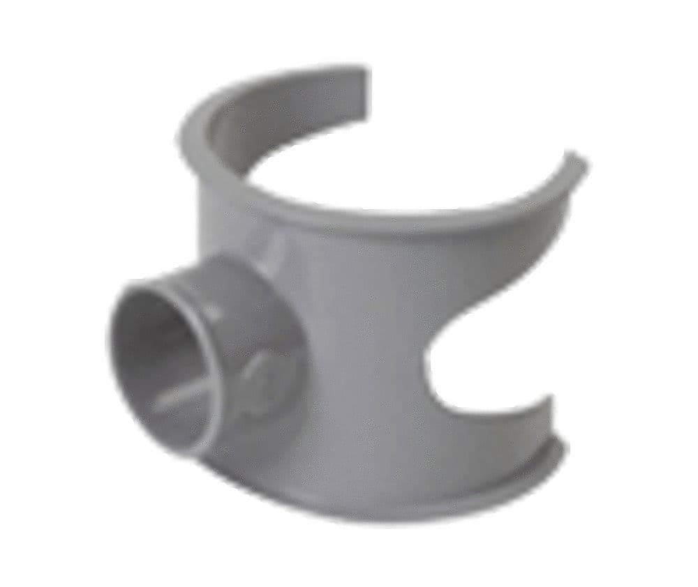 Nicoll raccord à coller PVC selle MF D 110 x D 40 gris vue 1