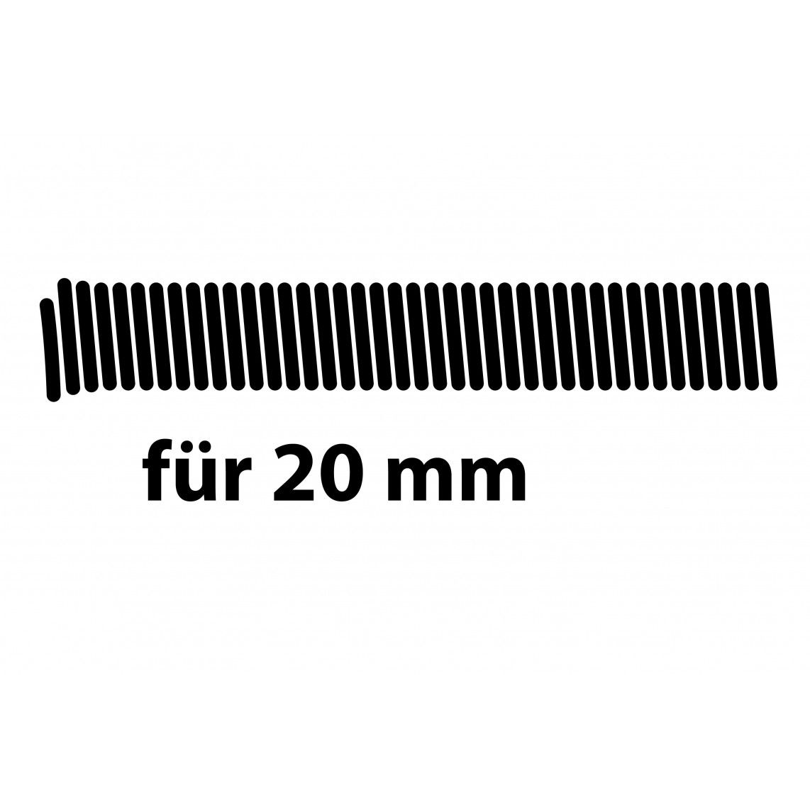 988915255 Outer bending spring, chrome, 20 mm, for multilayer pipe vue 2