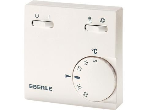 Thermostat air cond. + chauffer / ventiler / refroidir + on / off 230Vac 5 - 30°C 1CO 5